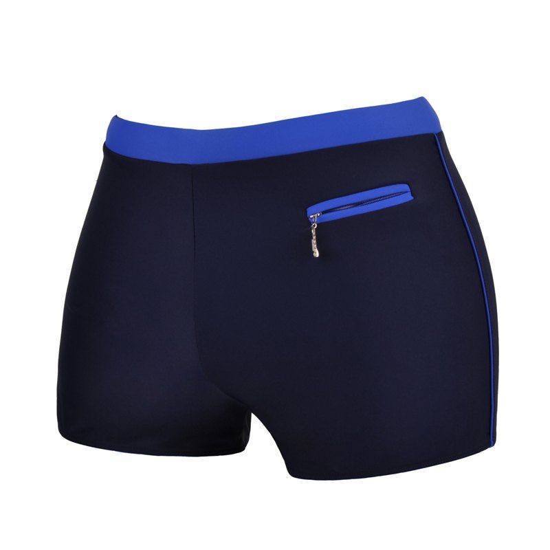 

Men's Professional Quick-Drying Boxer Swimming Trunks, Deep blue