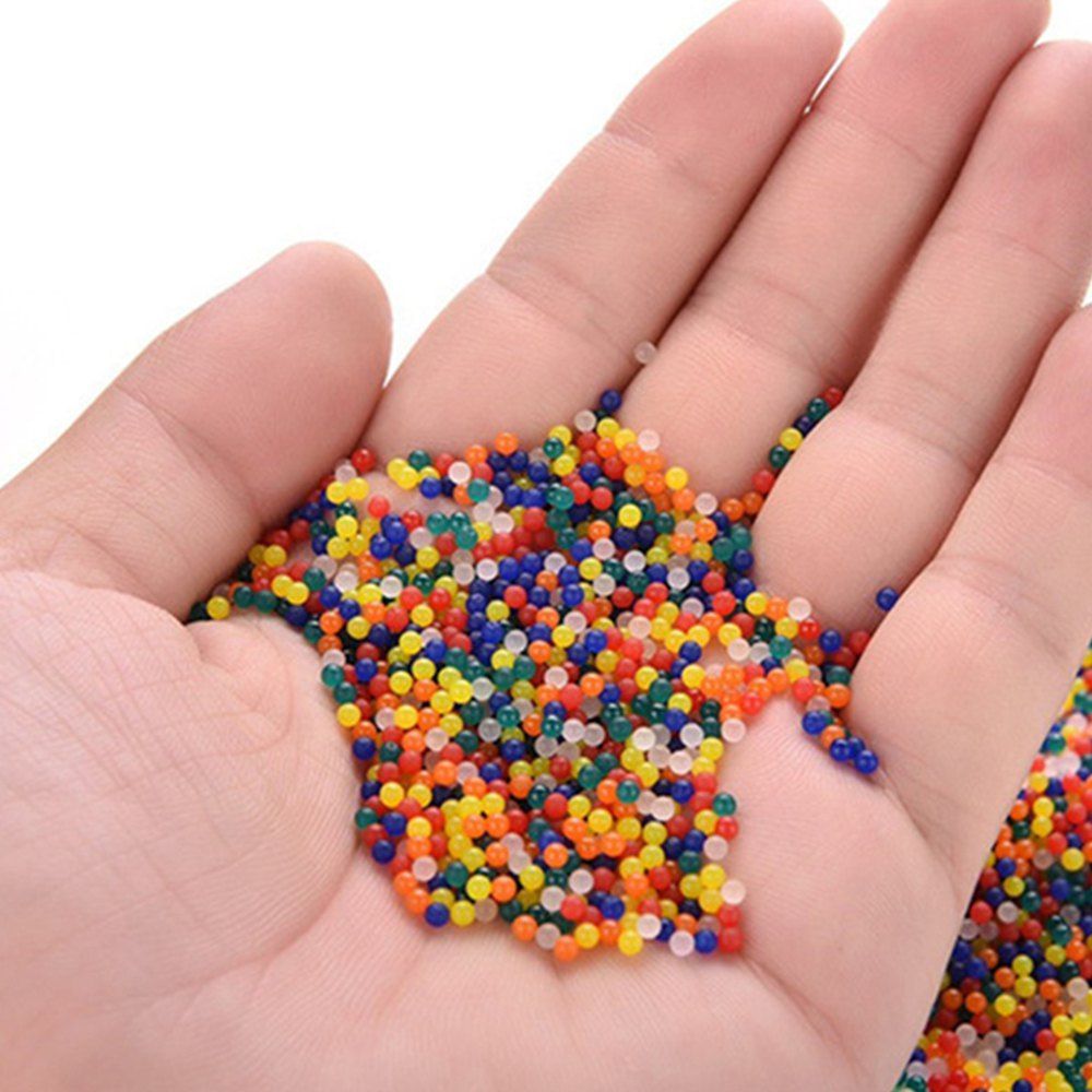 

1000Pcs Crystal Mud Hydrogel Water Beads Vase Soil Grow Magic Balls, Multi-a