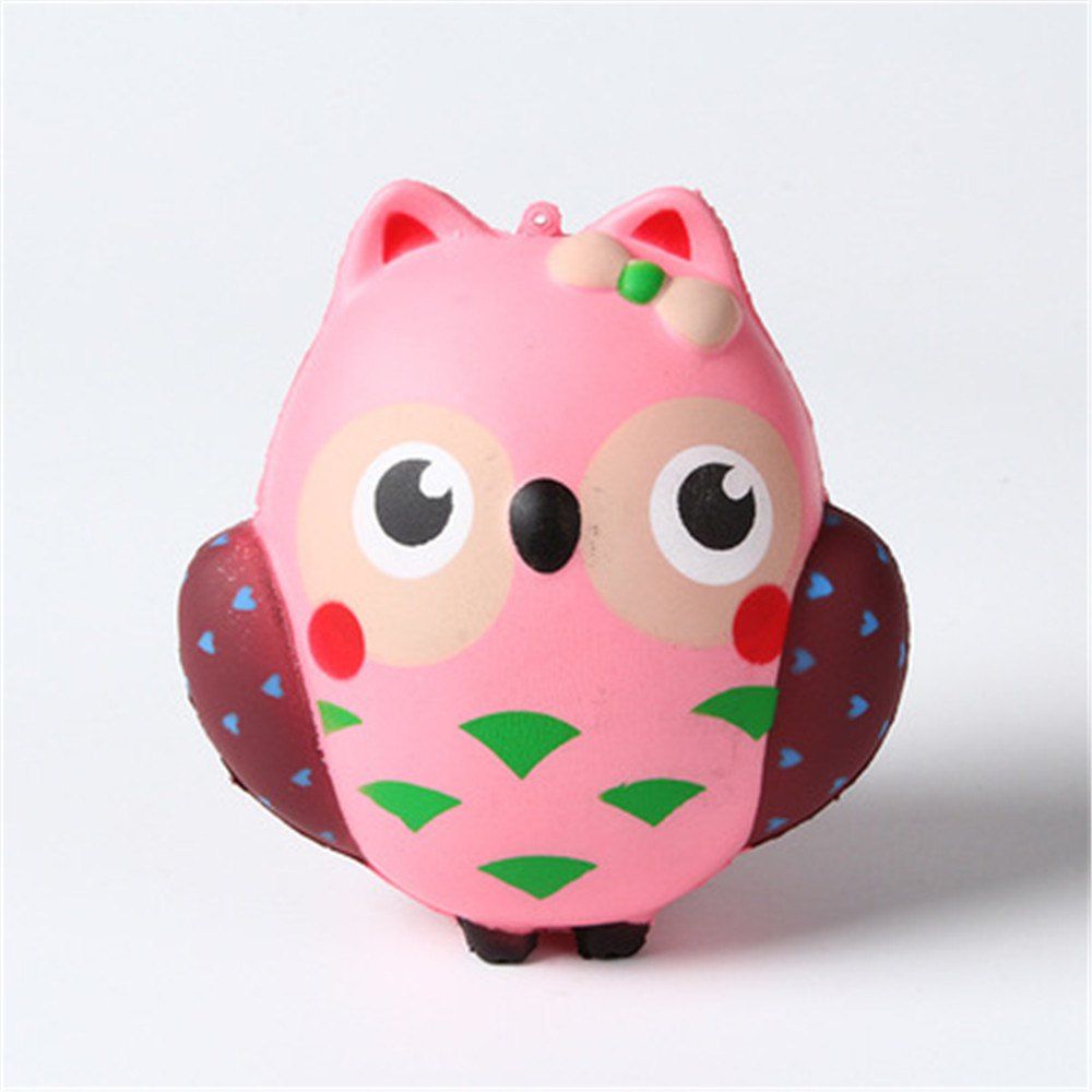 

Jumbo Squishy Slow Rebound Toy Owl, Pink