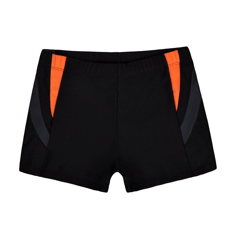 

Men's Casual And Comfortable Boxer Swimming Trunks, Black