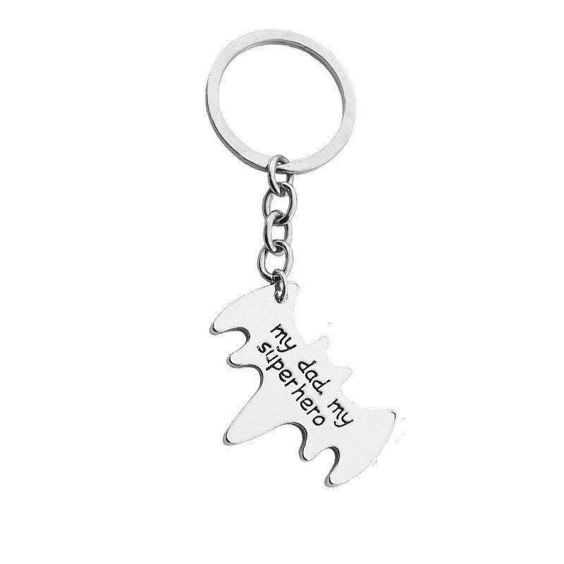 

Fashion Metal Geometric Key Chain, Silver