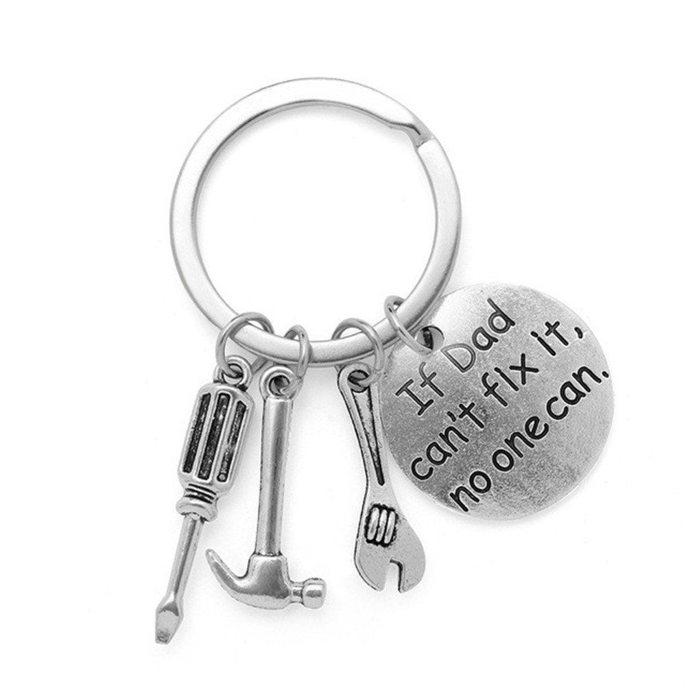 

Key Chain Keyring for Fashion Jewelry Father Day Gift, Silver