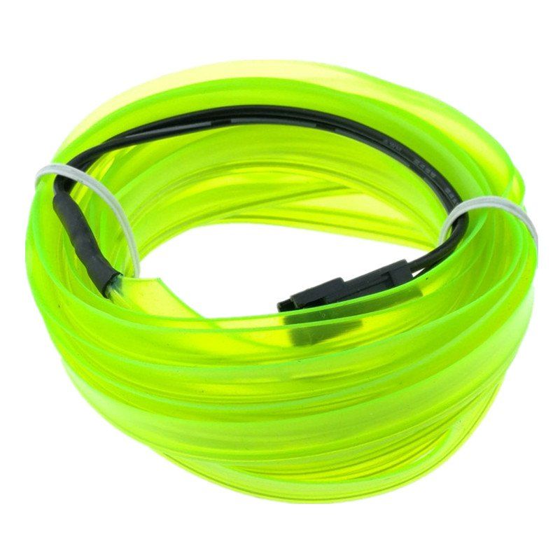 

3m USB Neon LED Light Glow Electroluminescent Wire / El Wire for Car Cosplay, Green yellow