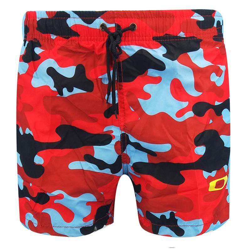 

Fashion Casual Camouflage Beach Shorts, Red