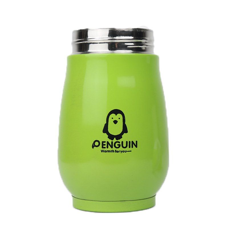 

Candy Color Thermos Stainless Steel Penguin Vacuum Flask Cup for Children 250ml, Green