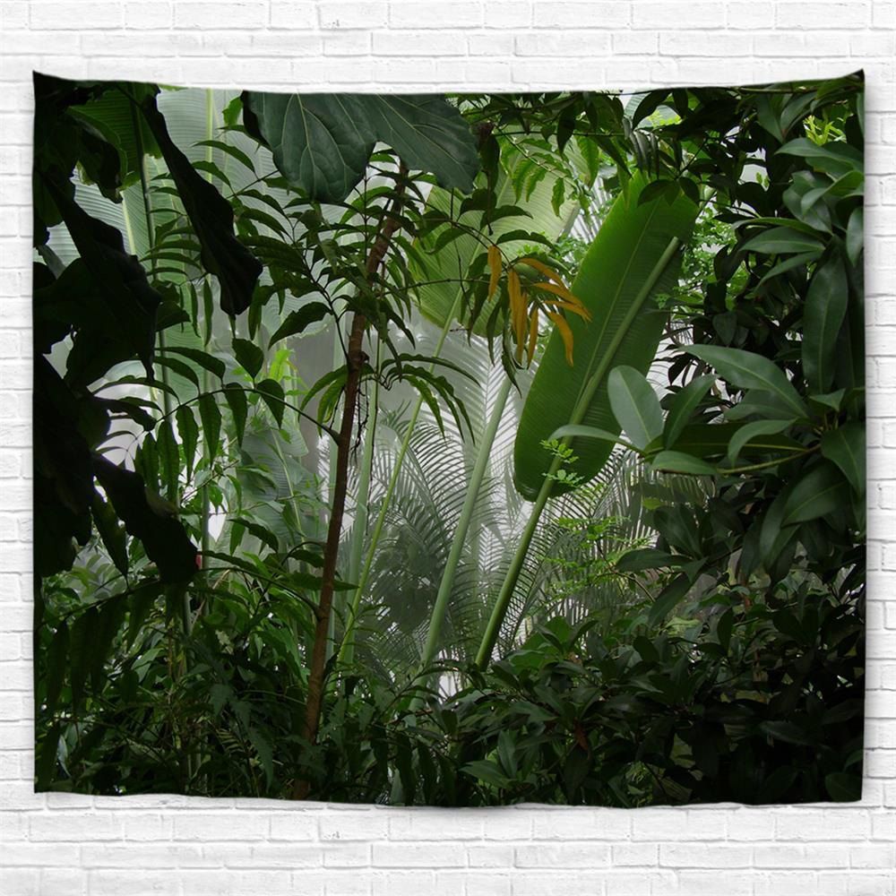 

Misty Rainforest 3D Printing Home Wall Hanging Tapestry for Decoration, Multi-a
