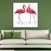 42-XDZS - 294 Romantic Pink Flamingo Print Art -  