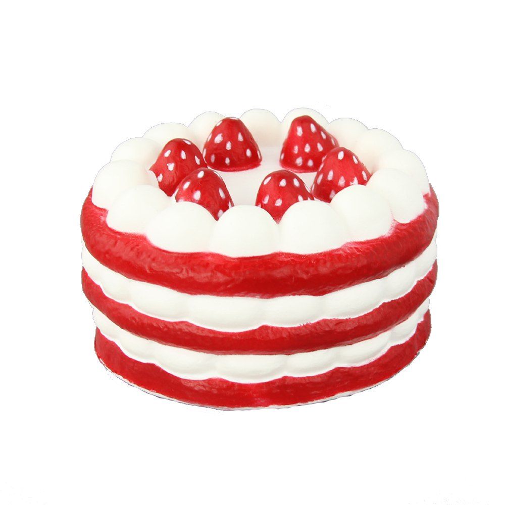 squishy strawberry cake