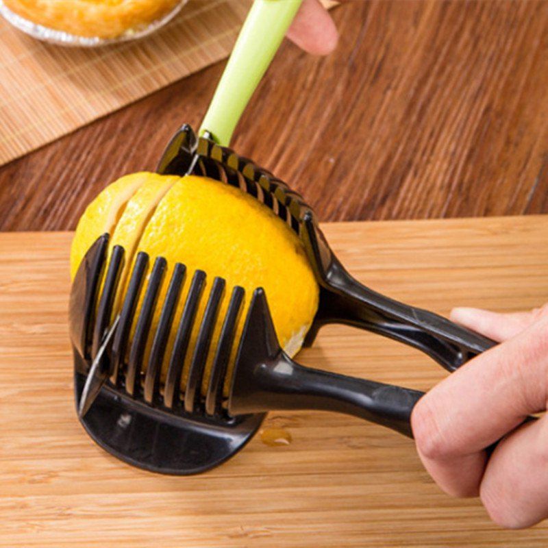 

Round Fruit Slicer Fixture, Black