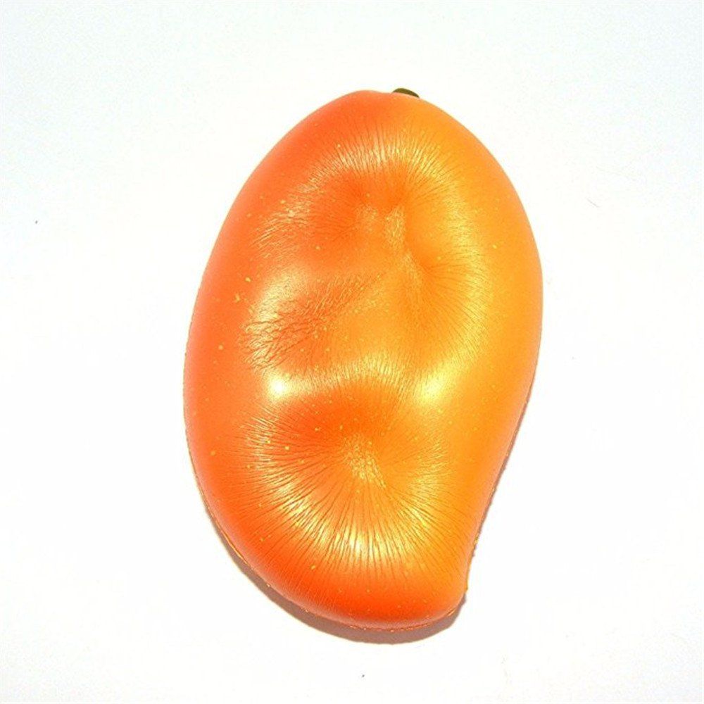 

Jumbo Squishy Gold Mango Kawaii Soft Scented Fruit Toys, Rubber ducky yellow