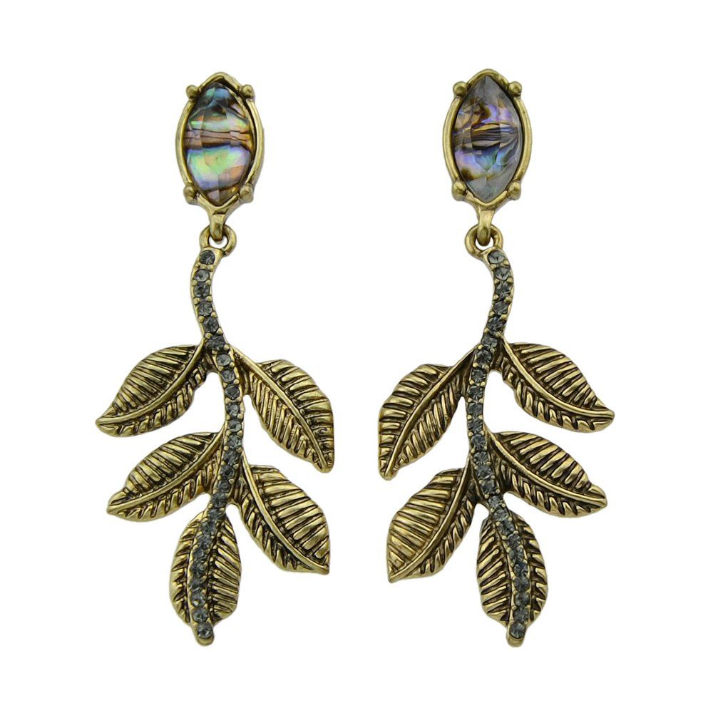 

Bohemia Leaf Earrings for Women, Gold