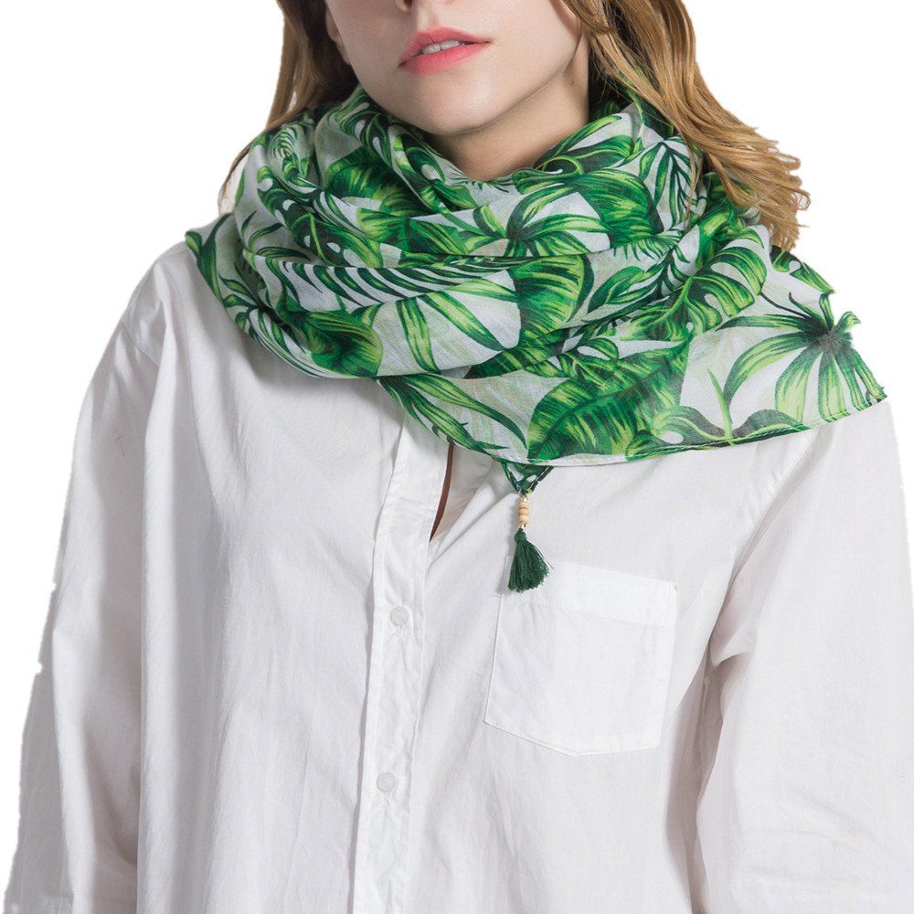 

Women Soft Long Scarves Warm Shawl Scarf, Medium spring green