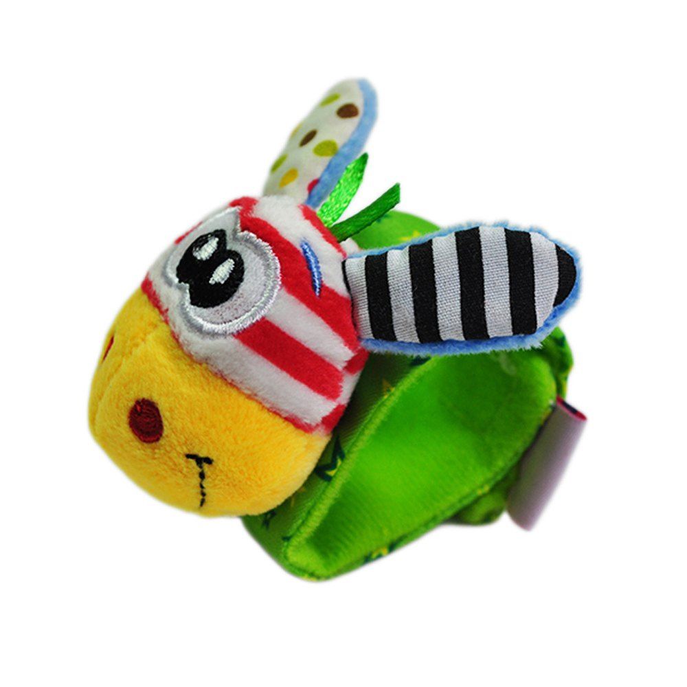 

Baby Wrist Strap Cartoon Animal Newborn Baby Calming Toy, Yellow