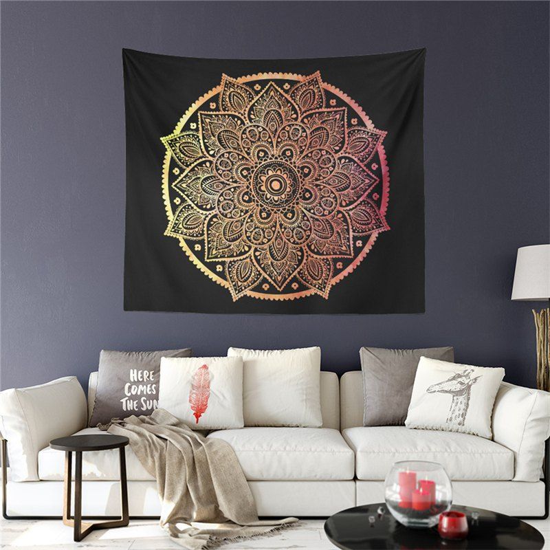 

Hot Selling Foreign Region Bohemia Mystical Totem Series Tapestry GT-ZR-04, Black