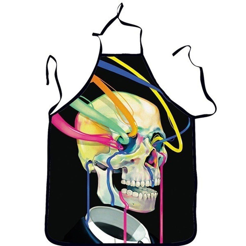 

Novelty Home Kitchen Cooking Party Fun Printing Apron Funny Gift, Multi