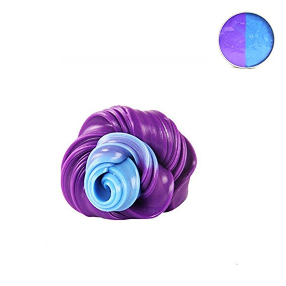 

Heat Discoloration Non-magnetic Bounce Silicon Mud Kids Plasticine, Purple