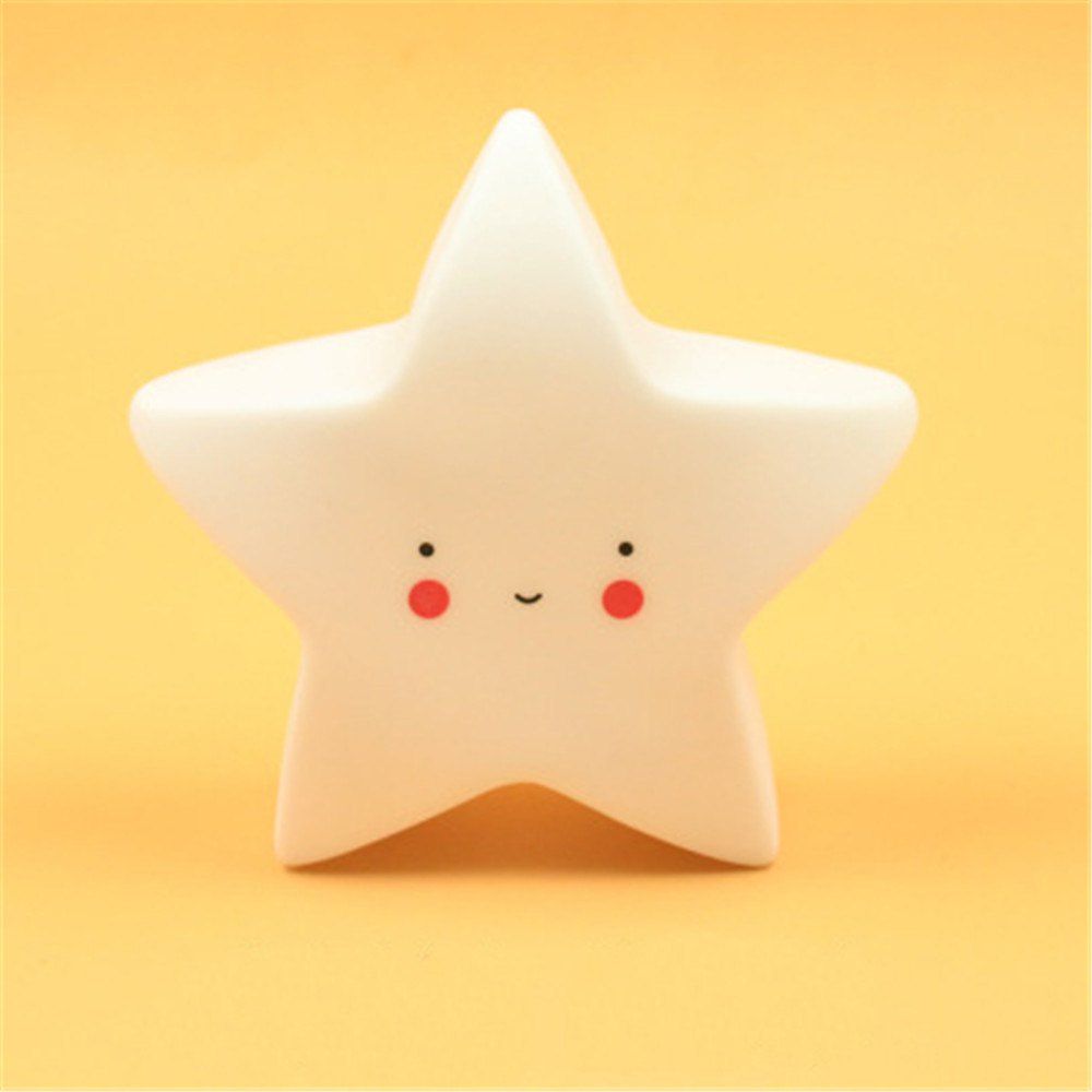 

Cloud Moon Star Sun LED Baby Night Lights Kid Room Decorations, Milk white