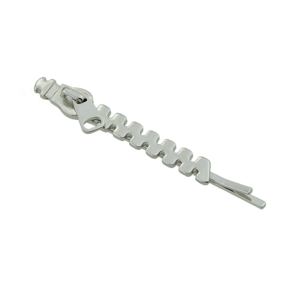 

Zipper Pattern Barrettes New Coming Hair Accessories, Silver