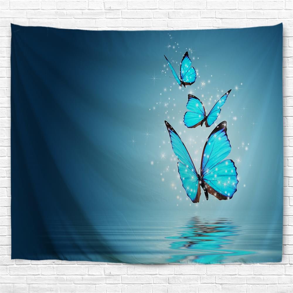 

Butterfly Shadow 3D Printing Home Wall Hanging Tapestry for Decoration, Multi-a