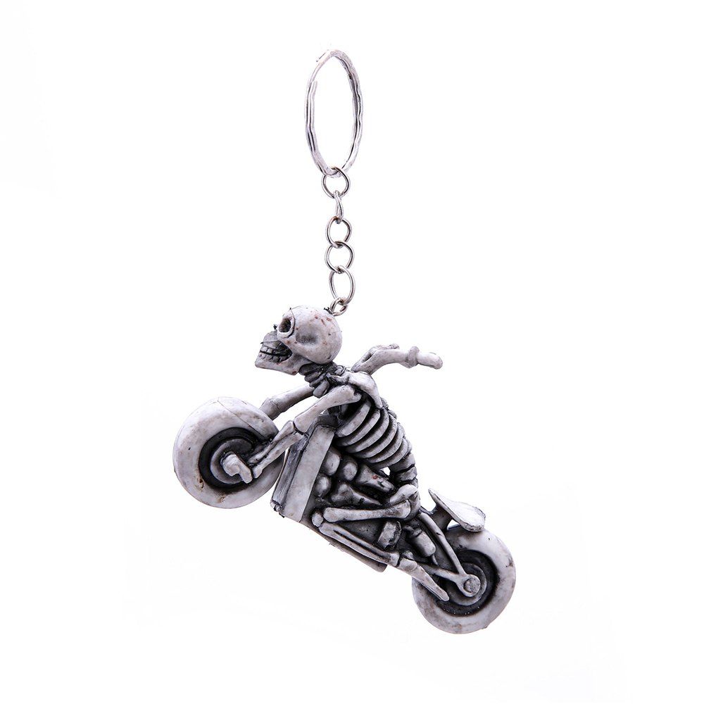 

Creative Fashion Motor Purse Bag Key Ring Rubber Keyring Gift Keychain, Silver