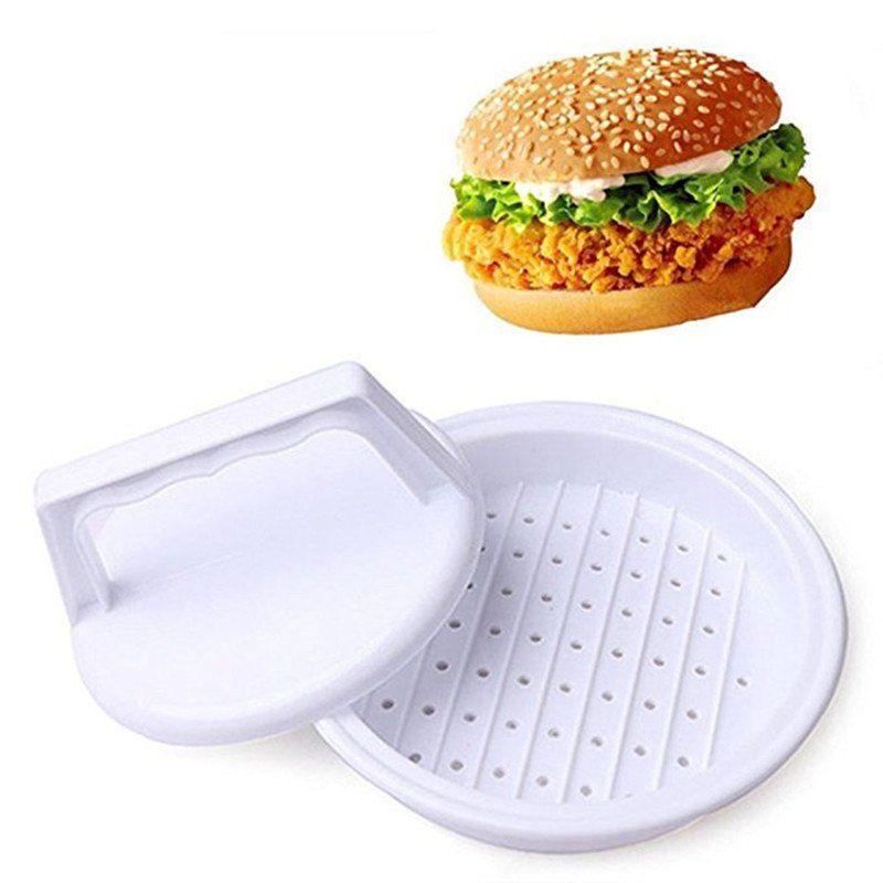 

Kitchen Tools Plastic Meat DIY Mold, White