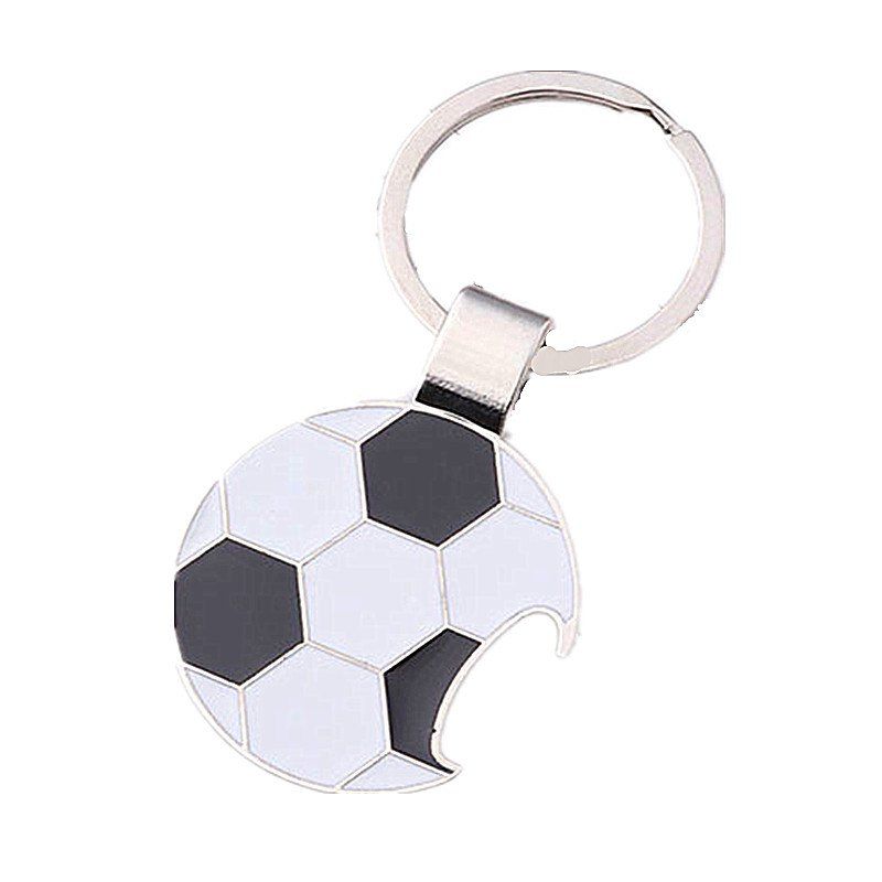 

Creative Football Bottle Opener Key Ring, Multi-a