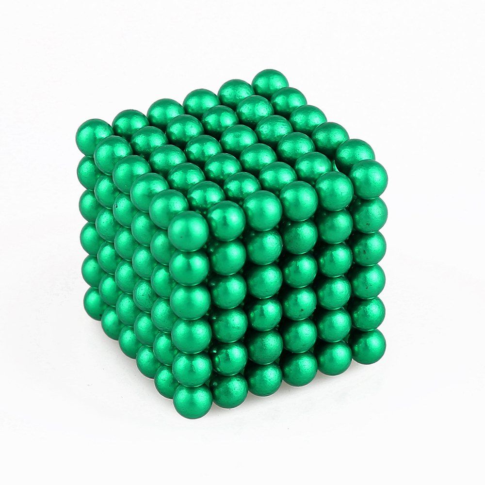 

5mm Colorful Magnetic Ball Intelligence Toys 216PCS, Green