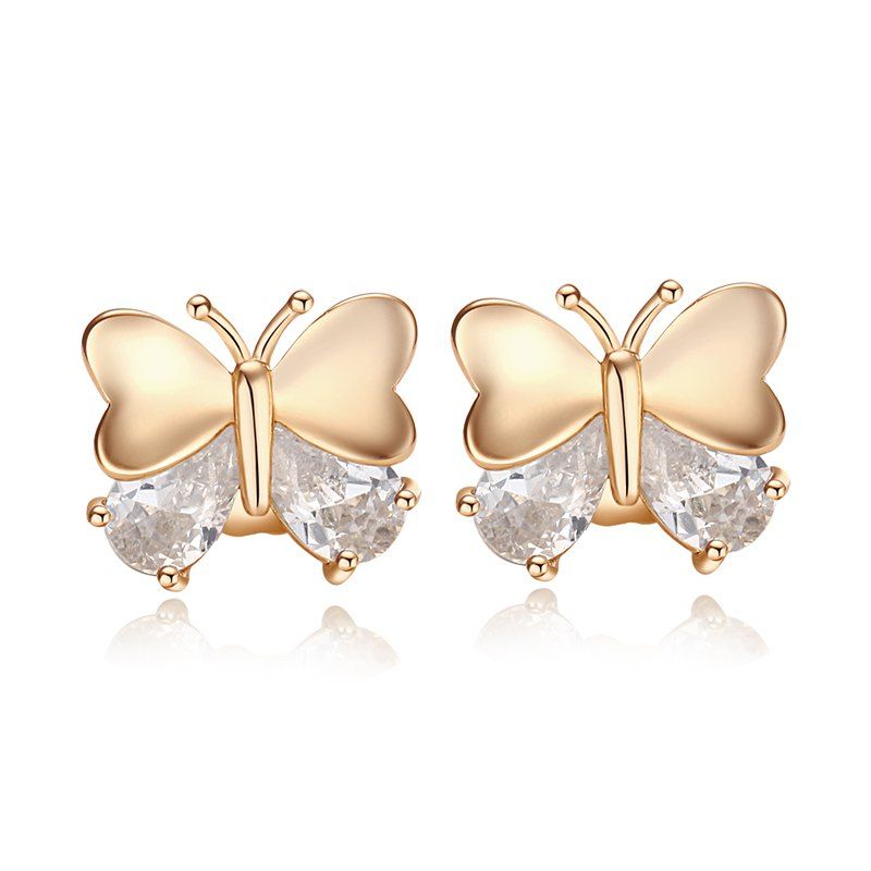 

Generic Butterfly Earrings ERZ0614, White