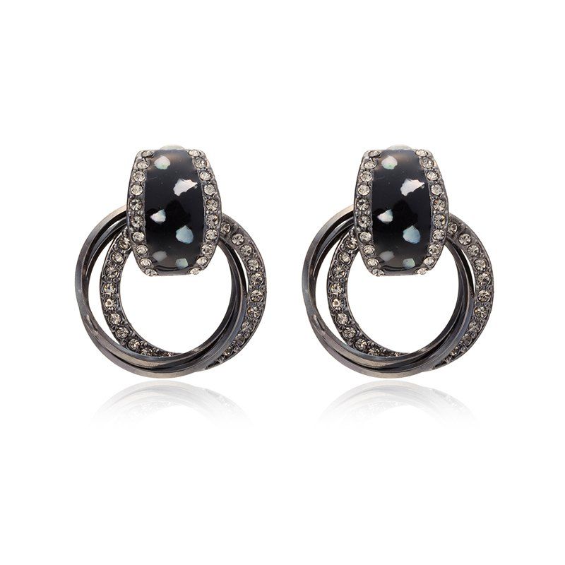 

Elegant Fashion Earrings HJ0184, Silver