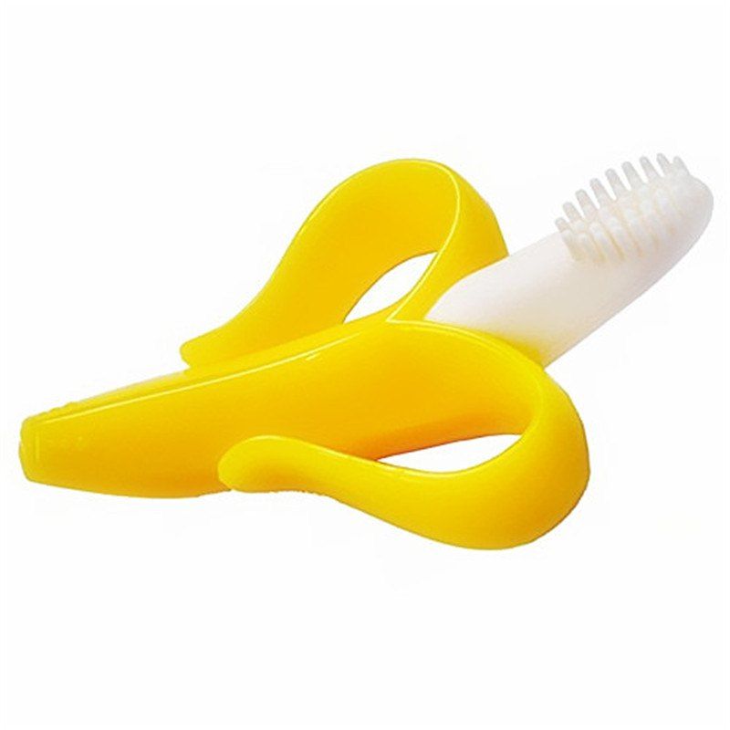 

Baby Banana Infant Training Toothbrush and Teether Yellow