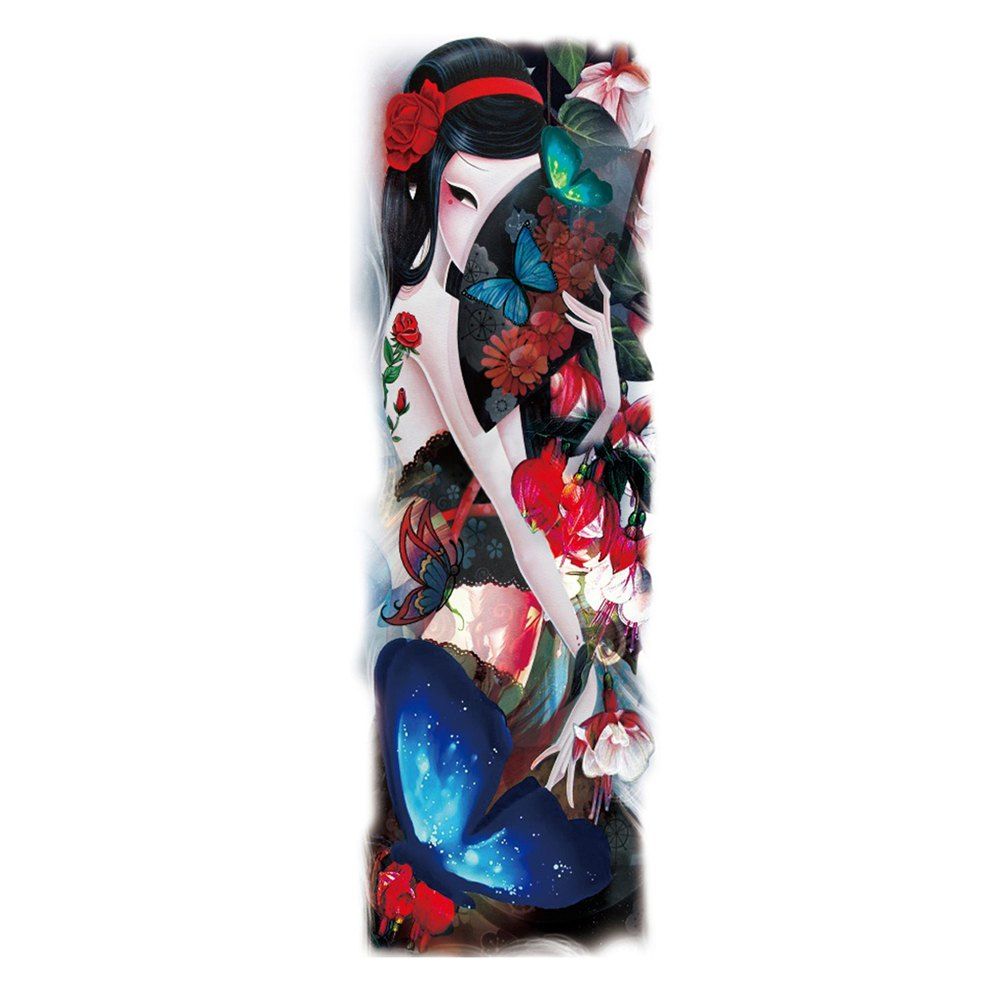 

All - Arm Butterfly Beauty Pattern Waterproof Tattoo Sticker, Multi