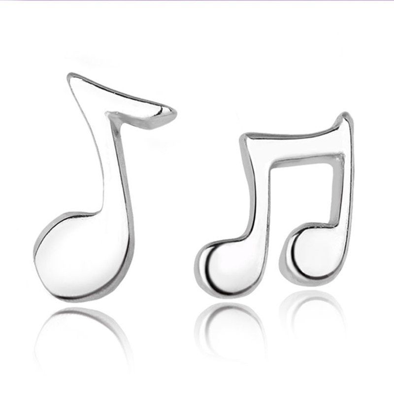 

Fashionable Musicbeautiful Zircon Earrings ERZ0680, White