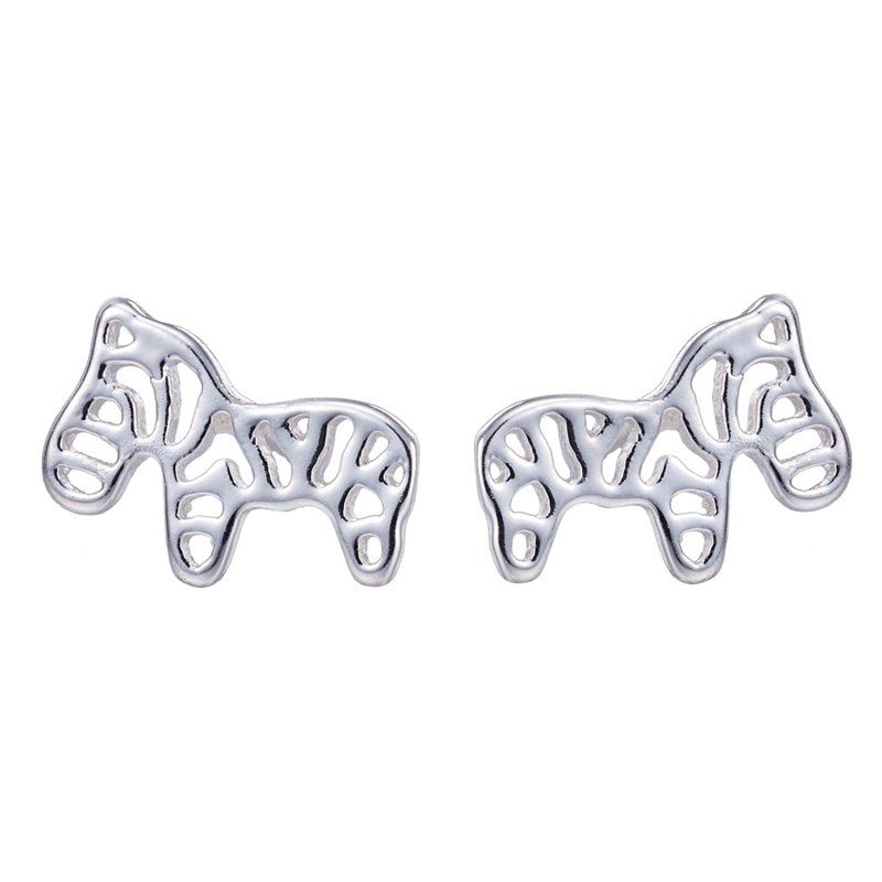 

Fine Zircon Earrings ERZ0704, White
