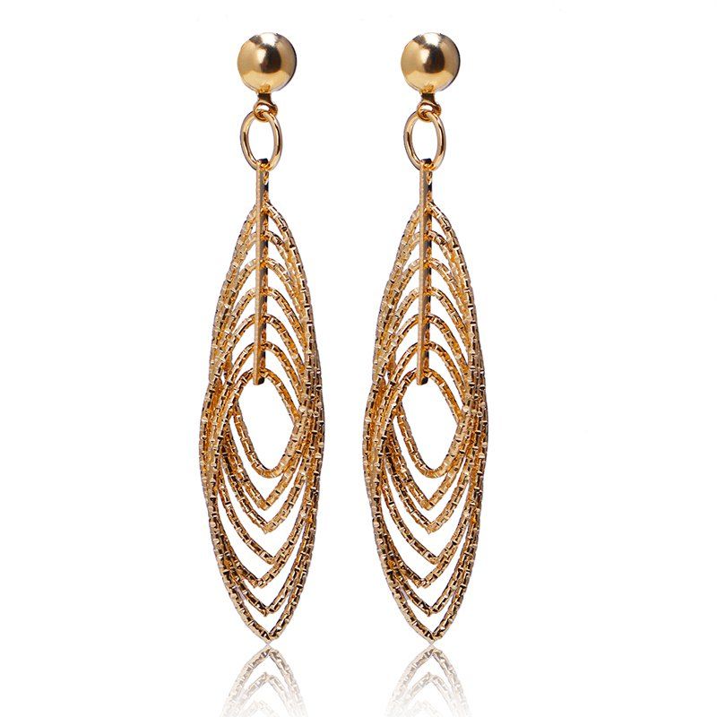 

Fashion Elegant 18K Gold Electroplate Earring TP0026