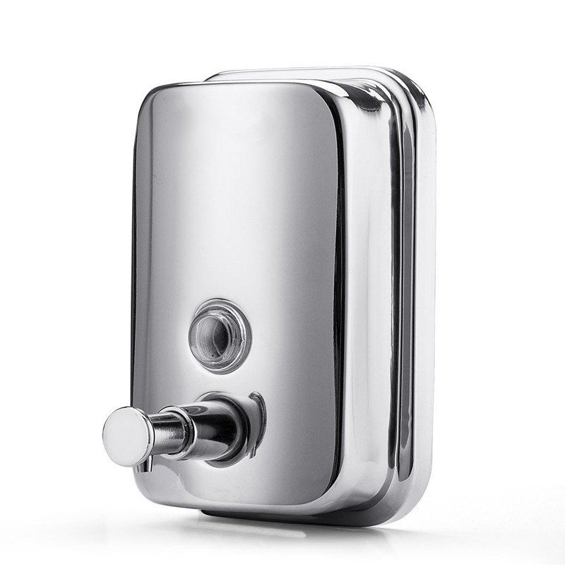 

800ml Stainless Steel Manual Wall-Mount Soap Dispenser, Multi