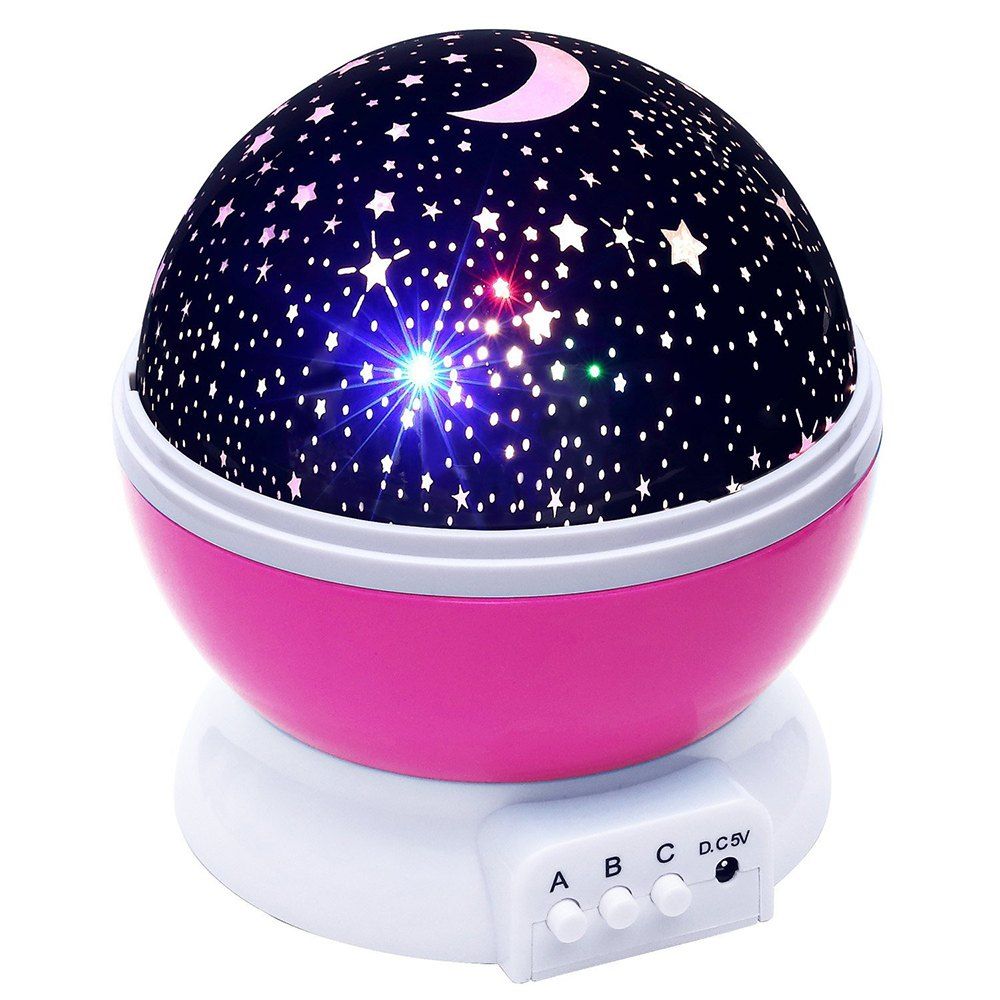 [27% OFF] Starry Sky LED Night Light Projector Moon Lamp Battery USB