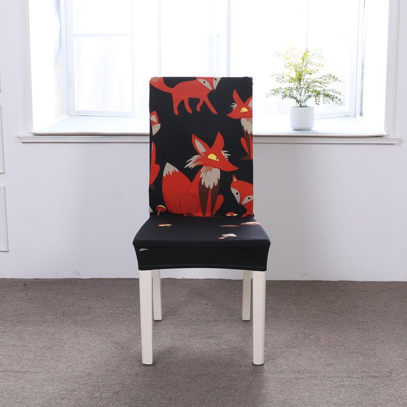 

Multi-Seasonal Chair Cover of Cartoon Patterns for Common Use, Multi-b