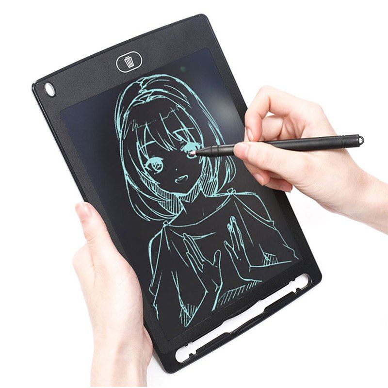 

8.5 inch Kid's Electronic Learning Toy Digital Drawing Writing Board, Black