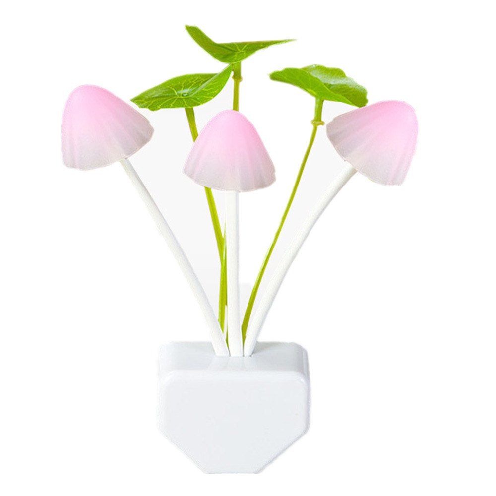 

Sensor LED Night Light Color Changing Mushroom Dream Bed Lamp, Multi-b