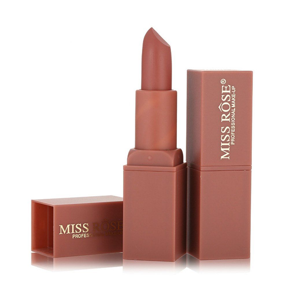 

MISS ROSE Tasteless Lipstick Matte Square Tube of Vitamin E Moisturizing, #039