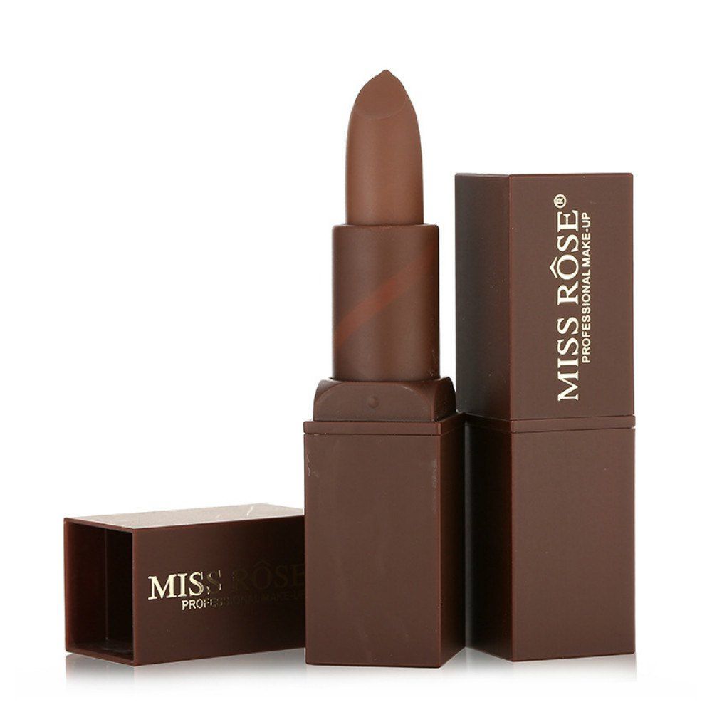 

MISS ROSE Tasteless Lipstick Matte Square Tube of Vitamin E Moisturizing, #050