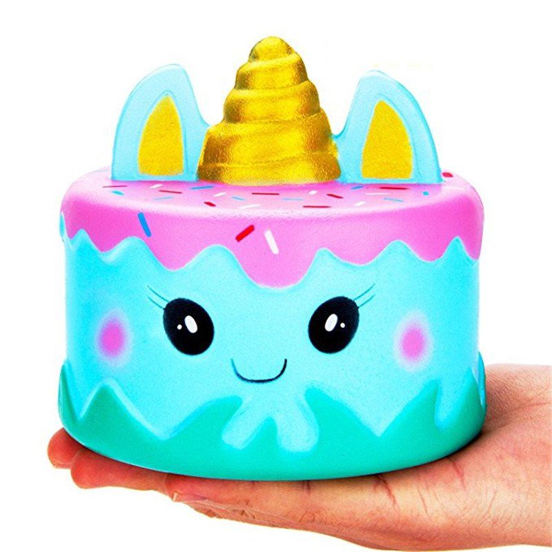 

Jumbo Squishy Kawaii Cute Unicorn Mousse Cream Scented, Multi
