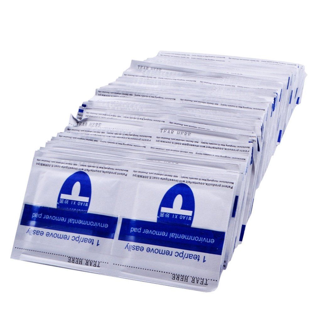 

Nail Polish Remover Soak Off Gel Foils Wraps for Salon 200PCS, Multi-a