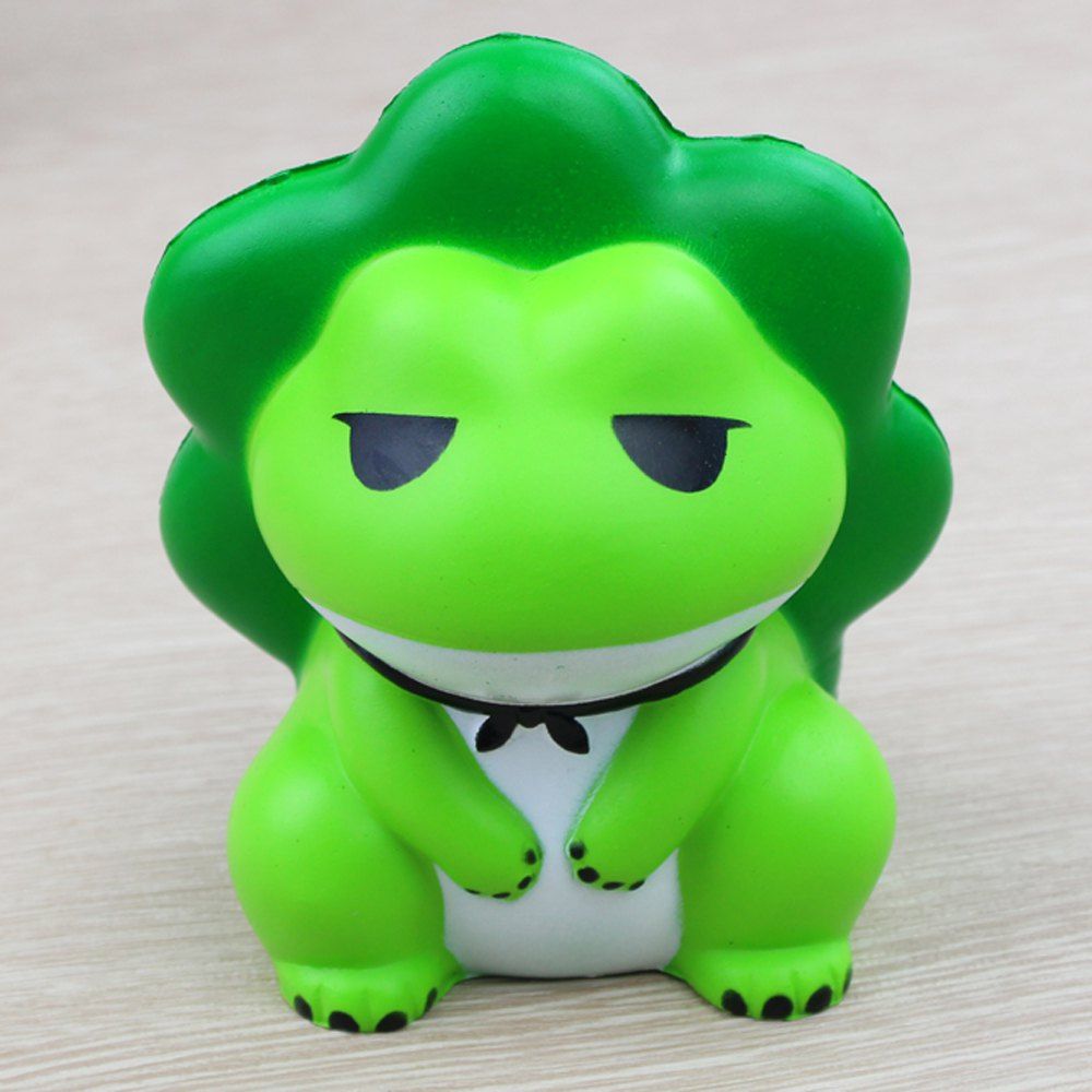 

Jumbo Squishy Travel Frog Relieve Stress Toys, Green