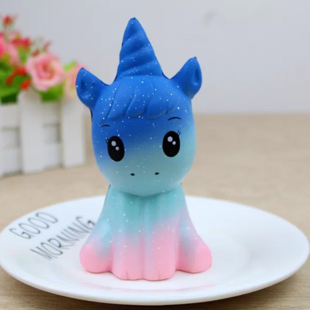 

Jumbo Squishy Beautiful Unicorn Relieve Stress Toys 1PC, Multi-b