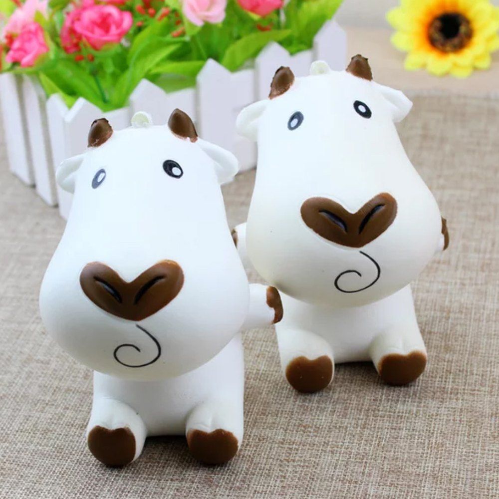 

Jumbo Squishy Large Cow Toys 1PC, White