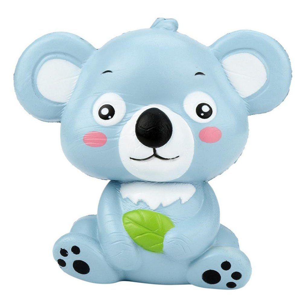

Jumbo Squishy Coloured Koala Relieve Stress Toys, Robin egg blue
