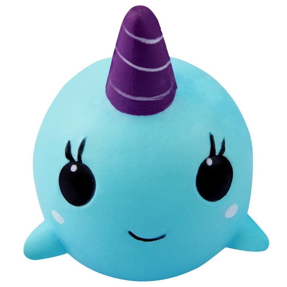 

Jumbo Squishy Small Whale Toys, Blue diamond