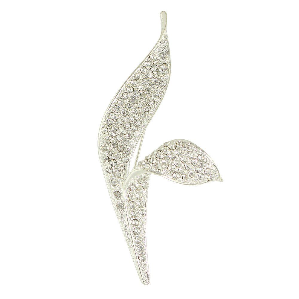 

Full Rhinestone Flower Brooch for Fashion Lady, Silver