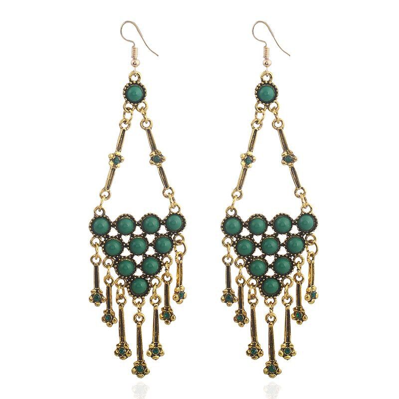 

Original National Wind Act The Role Ofing Tasted Earrings, Venom green